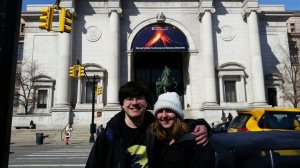 My love and me at the Museum of Natural History.